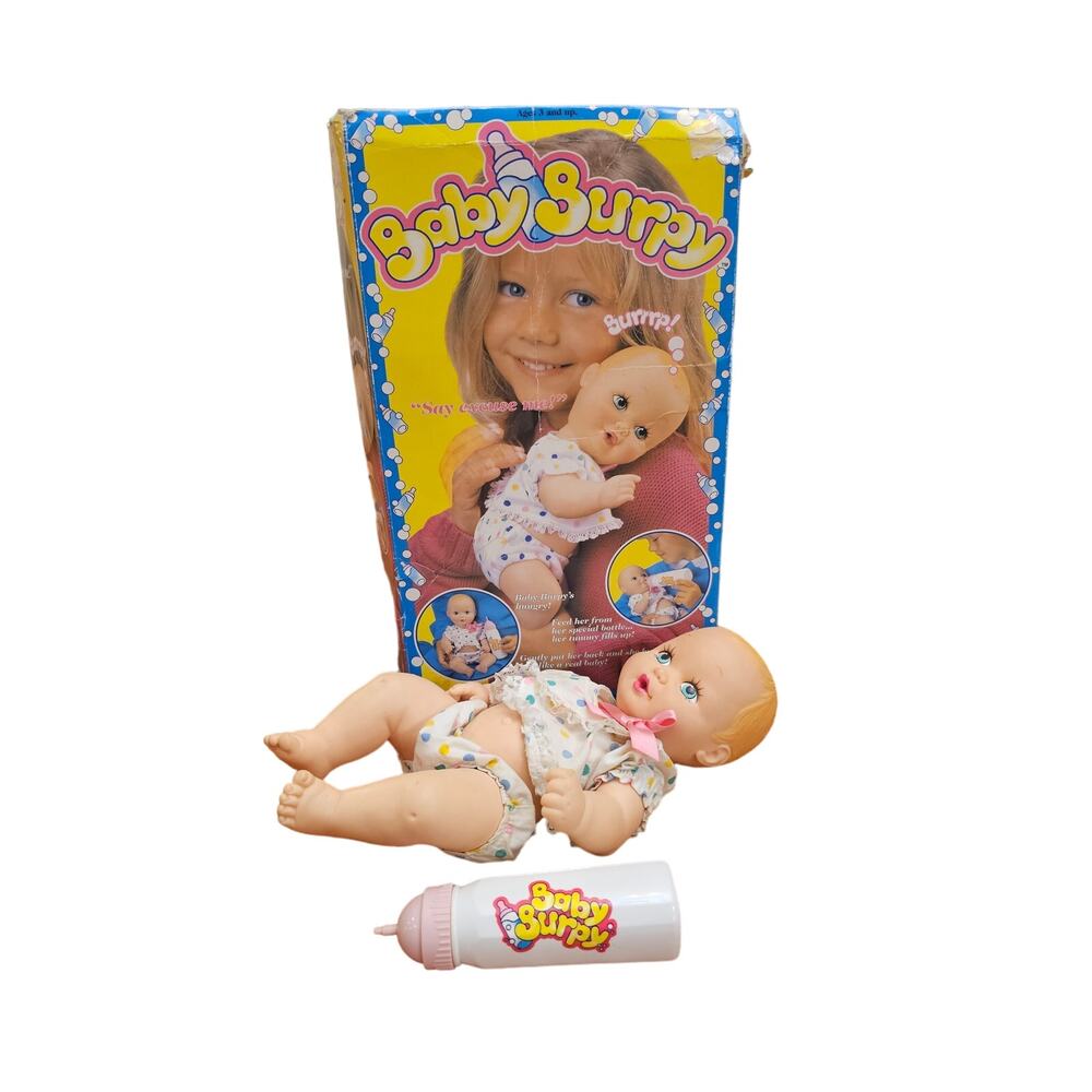 Playmates Baby Burpy Toy‎ Doll New Old Stock in Original Box HTF 1220